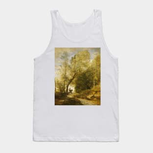 The Forest of Coubron by Jean-Baptiste-Camille Corot Tank Top